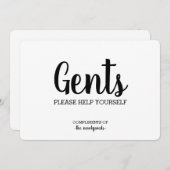 Einfache Pflegekörbe Einladung (Vorne/Hinten)