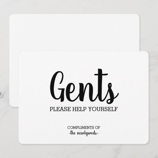 Einfache Pflegekörbe Einladung (Vorne/Hinten)