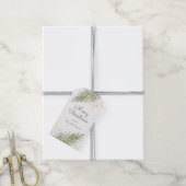 Einfache Pines, Weihnachtsgeschenk-Tag Geschenkanhänger (Mit Garn)