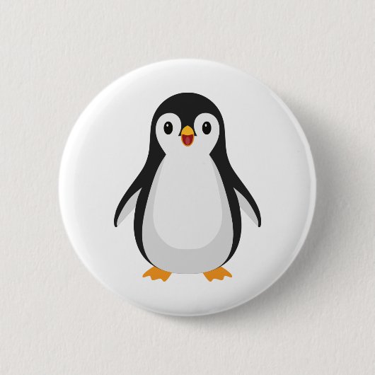 Einfache Pinguine Button (Vorderseite)