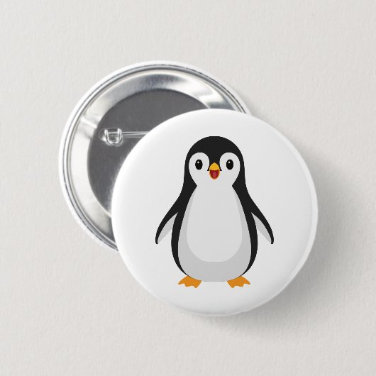 Einfache Pinguine Button (Vorne & Hinten)