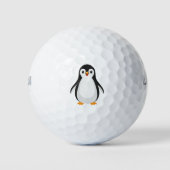Einfache Pinguine Golfball (Vorderseite)