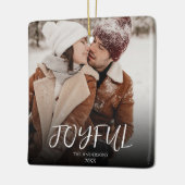 Einfache Pinselstriche Freude bei der Kalligraphie Keramikornament (Links)