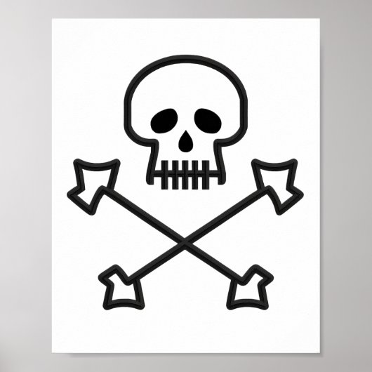 Einfache Pirate Poster (Vorne)