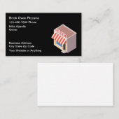 Einfache Pizza Place Business Cards Visitenkarte (Vorne/Hinten)
