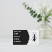 Einfache Plage-Kontrollen-Geschäfts-Karten Visitenkarte (Stehend Vorderseite)