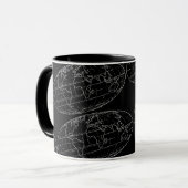 einfache Planisphäre/Karten Tasse (Vorderseite Links)