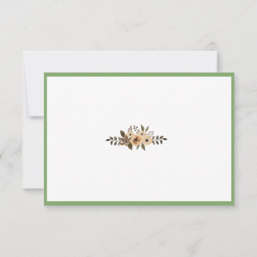 Einfache Planung mit Detailkarten Einladung (Rückseite)