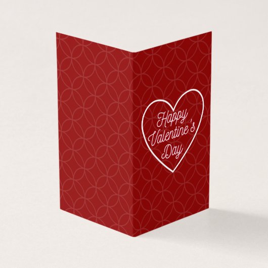 Einfache platonische Valentine Notecard 25pk (Vorderseite)