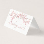 Einfache Platzierung der Karte Minimalistisch (Vorderseite)