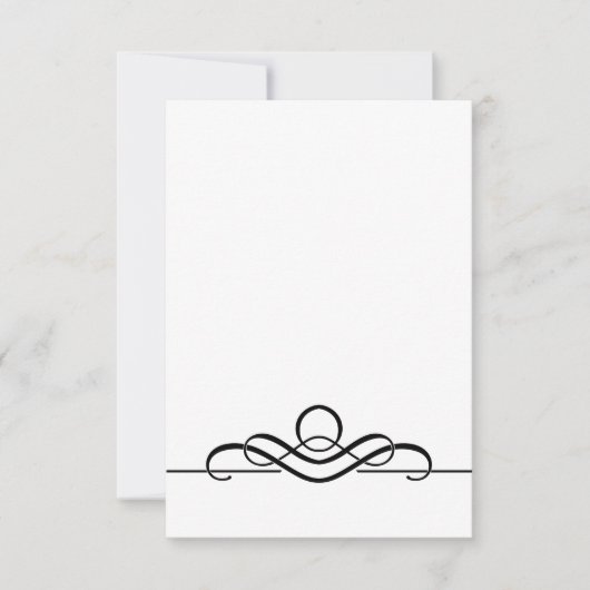 Einfache Platzkarte mit Umschlag, individuell eins (Vorderseite)