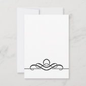 Einfache Platzkarte mit Umschlag, individuell eins (Rückseite)