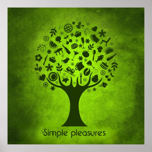 Einfache Pleasures Tree Poster (Vorne)