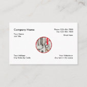 Einfache Plumber Classic Visitenkarten Visitenkarte (Vorderseite)