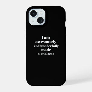 Einfache positive Bibel-Bestätigung Christlich Sch iPhone 15 Hülle