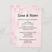 Einfache Post Covid Hochzeit Einladung (Vorne/Hinten)