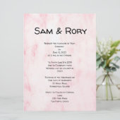 Einfache Post Covid Hochzeitsfeier Einladung (Stehend Vorderseite)