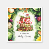 Einfache Potato Farmer's Market Baby Dusche Serviette (Vorderseite)