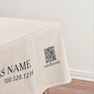 Einfache Präsentation von Logos für Unternehmen Tischdecke