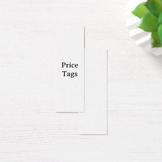 Einfache professionelle 3,0" x 1,0" Preisschilder (Schreibtisch)