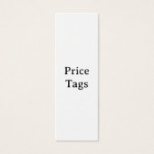Einfache professionelle 3,0" x 1,0" Preisschilder (Vorderseite)
