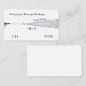 Einfache professionelle Druckreinigung Visitenkarte (Vorne/Hinten)