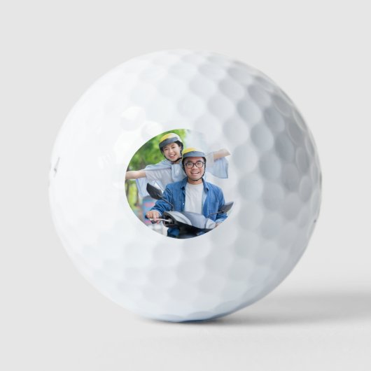 Einfache professionelle Foto-Golfbälle Golfball (Vorderseite)