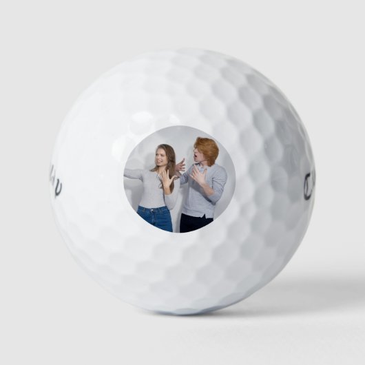 Einfache professionelle Foto-Golfbälle Golfball (Vorderseite)
