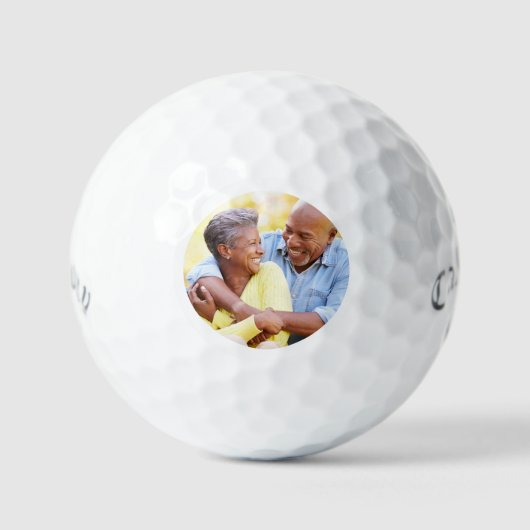 Einfache professionelle Foto-Golfbälle Golfball (Vorderseite)