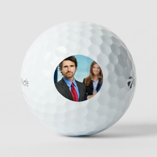 Einfache professionelle Fotogolfbälle Golfball (Vorderseite)
