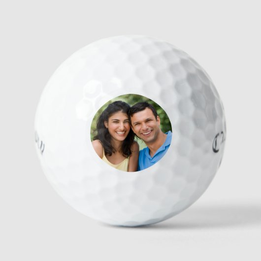 Einfache professionelle Fotogolfbälle Golfball (Vorderseite)