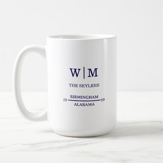 Einfache professionelle gefrostete Hochzeit Kaffeetasse (Links)