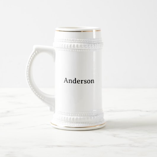 Einfache professionelle Geschäftslösung Bierglas (Links)