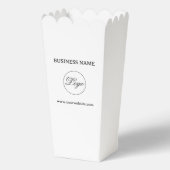 Einfache professionelle Geschäftspopcorn-Gunstbox Geschenkschachtel (Vorderseite)