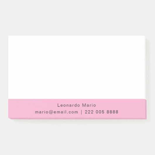 Einfache professionelle Reinigung Post-it Klebezettel (Vorderseite)