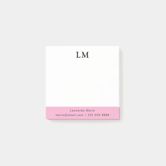 Einfache professionelle Reinigung Post-it Klebezettel (Vorderseite)
