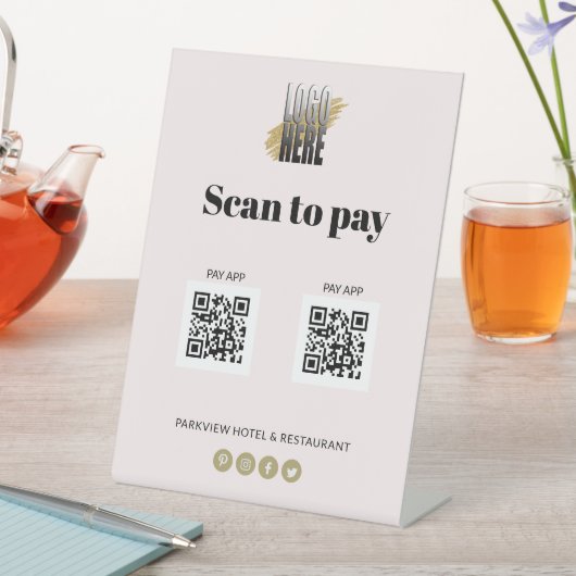 Einfache Prüfung von Logos auf Bezahlung von Apps  Sockelschild (In Situ)