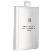 Einfache Q R-Code-Scan-Business-Ereignisvorlage Flachmann (Rechts)