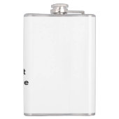 Einfache Q R-Code-Scan-Business-Ereignisvorlage Flachmann (Rückseite)