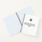 Einfache Q R-Code-Scan-Business-Ereignisvorlage Notizblock (Innenseite)