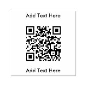 Einfache QR Code Business Self-Inking Briefmarke Permastempel (Design)