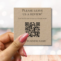 Einfache QR-Code Google Review Kraft