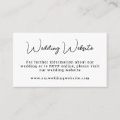 Einfache QR-Code-Website online UAWG Begleitkarte (Vorderseite)