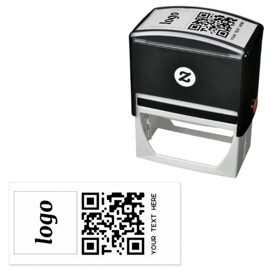 Einfache QR-Code-Werbung für Logos Permastempel (Beispiel)