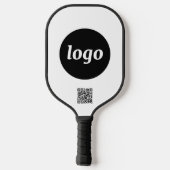 Einfache QR-Code-Werbung Pickleball Schläger (Rückseite)