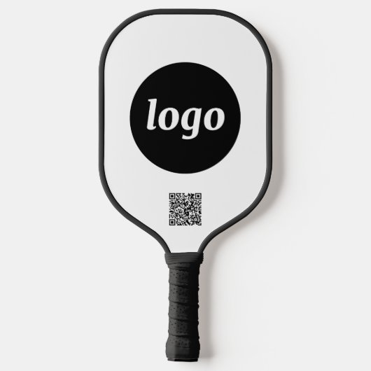 Einfache QR-Code-Werbung Pickleball Schläger (Rückseite)