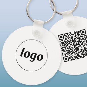 Einfache QR-Code-Werbung Schlüsselanhänger