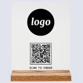 Einfache QR-Codeprüfung für Logos bei Bestellung Acrylschild