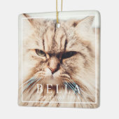 Einfache Rahmen Moderner Chic Familienurlaub Foto Keramikornament (Links)