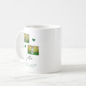 Einfache Rainbow Bridge Cat Memorial Kaffeetasse (Vorderseite Links)